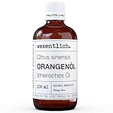 Orangenöl - reines ätherisches Öl von wesentlich. - 100% naturrein aus der Glasflasche (100ml)