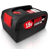 1PCS 18V 8.0Ah Kompatibel mit für Bosch 18V Akku Ersatz für Bosch Akku PBA PSB PSR Li-ion Home and Garden AL1810 CV, AL1815 CV, AL1830 CV, AL1880 CV (01)