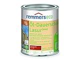 Remmers Öl-Dauerschutz-Lasur [eco] mahagoni, 0,75 Liter, Öko Holzlasur für innen und außen, ökologisch, nachhaltig, vegan, bienenverträglich