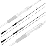 Alomejor 1,8 M Spinnrute, Robuster Führungsring, Leichte Angelrute für Angler und Sammler, Fiberglas Zum Angeln (Spinnrute 1,8 m)