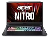 Acer Nitro 5 (AN517-54-70DK) Gaming Laptop 17 Zoll Windows 11 Home Notebook - WQHD 165 Hz IPS Display | Intel Core i7-11800H | 16 GB RAM | 512 GB SSD | NVIDIA GeForce RTX 3060-6 GB GDDR6 | QWERTZ