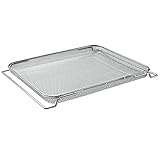 Edelstahl Grillkorb Air Fryer Tray Drahtgitter Ofen Bratkorb Drahtbackrost zum Kochen Grillen Backblech Rack Ofen Grillrost