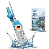 VitalVenture Comet VipPlus wasserpumpe 12v - mit Rückschlagventil (fest) + Filter mit set Camping Ebook - 12v wasserpumpe für Wohnmobil, Wohnwagen- tauchpumpe 12v - wasserpumpe wohnmobil