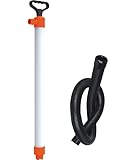 LIGHTEU®, SEAFLO Manuelle Bilgepumpe - 1260mm, PVC-Konstruktion, 1,3” Schlauchanschlüsse, 3 Fuß Saugkraft