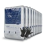 Peraplas Poolsalz 250 kg aus Meersalz, Schwimmbadsalz, Regeneriersalz, Chlorinator geeignet, Salzelektrolyse, Siedesalz inklusiv 1 Paar ARNOMED Einweghandschuh
