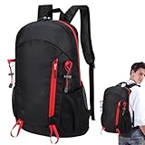 Generisch Reise Rucksack Faltbar - Outdoor Wanderrucksack Camping Tasche,Großer Tagesrucksack Wasserfeste Tasche Outdoor Ausrüstung Für Damen Herren Wanderrad Reise