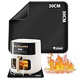 Feuerfeste Unterlage - Hitzeschutzmatte 30x30cm, Hitzebeständige Unterlage für Küchenarbeitsplatten, Feuerfeste Silikonmatten Rutschfest & Wasserdicht