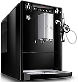 Melitta Caffeo Solo & Perfect Milk - Kaffeevollautomat - mit Milchsystem - Milchaufschäumer - 3 stufig einstellbare Kaffeestärke - Schwarz (E957-201)