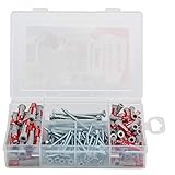 fischer Profi-Box DuoPower + Schraube, Werkzeugkiste mit 160 Dübeln und Schrauben, Universaldübel, praktisches Set, Dübelkiste für Heimwerker & Profis