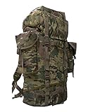 AR TACTICAL BW Kampfrucksack 65 Liter Outdoor Trekking Wandern Rucksack (Multitarn)