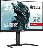 iiyama G-Master Red Eagle GB2770HSU-B6 68,6cm 27' Fast-IPS LED Gaming Monitor Full HD HDMI DP USB3.2 0,2ms 180Hz Adaptive Sync Höhenverstellung Pivot schwarz
