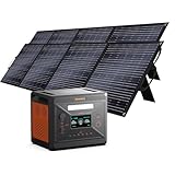 Greenery G2500 Powerstation 2500W, Tragbare Power Station 2304Wh LiFePO4 Akku, mit 230V AC/USB/12V DC/Typ-C Ausgängen, powerstation mit solarpanel für Camping, Outdoor & Zuhause (200W*2)