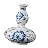 Lerpwige Handgefertigter chinesischer Keramik-Blumenhalter, Hochtemperatur-gebrannte Vasen für Hydrokultur, Schreibtischarrangement, Dekoration, Keramikvasen für Hydrokultur-Pflanzen