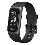 TOOBUR Fitness Tracker & Aktivitätstracker mit Pulsmesser Schlaftracker Uhr 14 Sportmodi Sportuhr Ip68 Wasserdicht Schrittzähler Armband Android iOS Kompatibel Fitnessuhr für Herren Damen