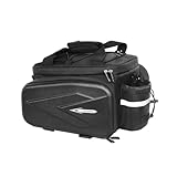 ENJOHOS 10L-30L Erweiterbar Fahrradtasche Gepäckträger Wasserdicht Fahrradtaschen für Gepäckträger, Rücksitztasche Satteltaschen für Fahrrad gepäckträger mit Reflektierender und Regenschutzdecke
