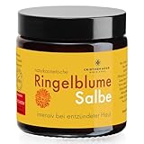 Bio Ringelblumensalbe I Testsieger bei Warenvergleich und Welt, CristinenMoor Bio Ringelblume Salbe, Naturkosmetik, zertifiziert- intensiv bei trockener, entzündeter Haut