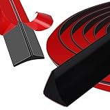 Arbeitsplatte Abschlussleiste Küchenabschlussleiste Küchenarbeitsplatte Selbstklebend 3 meters Küchenleisten zum Abdecken von Fugen in Küche Oder Bad 15mm*15mm (Schwarz, 3m)