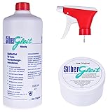 Silbergleit flüssig und pastös, 1000ml Flasche plus 250ml Dose inkl.Sprühkopf als Set