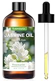 Jasminöl 100 ml, Reines Jasmin Ätherische Öle für Aroma Diffusor, Jasminöl Ätherisches Öl Aromatherapie Duftöl für Massage, DIY, Seife, Kerzenherstellung, Bad, Geschenke für Frauen Weihnachten