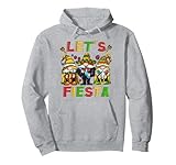 Mexiko mexikanische Zwerge Band Maraca Sombrero Let's Fiesta Pullover Hoodie