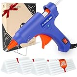 Heißklebepistole Klebepistole mit 30 Heißklebesticks, 20W Mini Heissklebepistole mit 30pcs 7mm*130mm Klebesticks Klebesticks für DIY Kleine Handwerk und schnelle Reparaturen in Haus & Büro