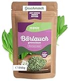 Bärlauch getrocknet Monte Nativo (250g) - Schonend getrockneter Bärlauch - Aromatisches und leckeres Bärlauchgewürze ideal zum Kochen und Würzen - Wilder Knoblauch