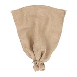 jojofuny 2 Stück 2 Stück Jutesäcke Pflanzenschutz Frostschutzvlies 100X60cm mit Kordelzug Wiederverwendbar für Sträucher Bäume Outdoor Winterschutz