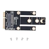 CHEOTIME Ersatz-SIM-Kartenfach SD-Steckplatzhalter, PCIe zu M.2 NGFF Adapter PCB PCI Express zu M.2 Key B Konverter mit für Nano SIM Kartensteckplatz für 5G 4G 3G Modul