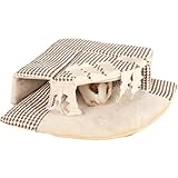 Hamsterhöhle | Rohrförmiges Spielzeug mit - Hamsterhütte - Für kleine Haustiere wie Bartdrachen und Frettchen für Wohnräume und Ecke