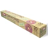 FRIO - Natur-Pergamentpapierbögen 33x38 cm (20 Blatt) - Antihaftbeschichtet für Backofen, Mikrowelle und Aufbewahrung - Gebrauchsfertig - Perfekt für Pizzen und Tabletts, Beige