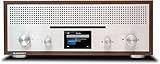 BLAUPUNKT Nostalgieradio Milano RXD 1900 DAB+ mit AUX IN und Bluetooth - 2X 15 Watt RMS Radio mit LC-Farbdisplay, Radio mit Wecker, Stereo Radio, Walnuss