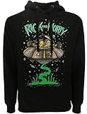 BLT DISTRIBUTION SRL Sweatshirt Rick and Morty Original mit Kapuze schwarz Kinderwagenaufsatz mit Kapuze und Tasche, Schwarz XL