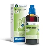 Bronchipret® Saft TE für Kinder ab 1 Jahr – 3-fach Effekt gegen Husten, Schleim und Entzündungsbeschwerden in den Bronchien, pflanzliche Thymian-Efeu-Kombination, zuckerfrei, 50 ml, Saft