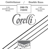Corelli Kontrabass-Saiten Solostimmung H Nickel Mittel 363M