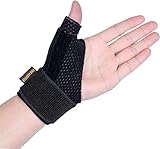 Thx4COPPER Daumenbandage und Handgelenkstütze für Rechts&Links Hände - Daumenorthese Atmungsaktive,Leicht,Stabilisierung,Reduzierte Daumengelenks,Arthritis und Karpaltunnel Druck - S/M