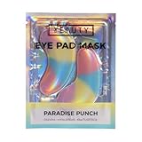 YEAUTY PARADISE PUNCH Tuchmaske – Feuchtigkeitsspendende Augenmaske mit Papaya, Hyaluron & Kaktusfeige – Tropischer Pflege-Boost für strahlende Haut – Vegane Eyepads für alle Hauttypen – 1 Paar