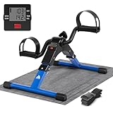 EVOLAND Mini Bike, Arm und Beintrainer Heimtrainer, Hometrainer, Fitnesstrainer, Sportgerät, Minifahrrad Bewegungstrainer Fitnessgerät für Zuhause Büro X1225