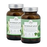 for you brokkoli plus - 2x60 Kapseln Doppelpack mit je 40 mg Sulforaphan + Kapuzinerkressenkraut zur Verbesserung der Sulforaphan-Aufnahme + natürlichem Vitamin C für mehr Bioverfügbarkeit - Longevity