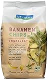 Reformhaus Bananen-Chips ungesüßt bio, 6er Pack (6 x 175 g)