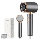 Journeyside 2000W Haartrockner Ionen, Professioneller Haartrockner mit 1 Fön Concentrators, 2 Geschwindigkeit&3Temperaturstufen, Abkühlstufe, Überhitzungsschutz, für Home-Styling