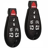 Schlüsselanhänger für schlüssellose Zugangs-Fernbedienung, passend für Dodge Grand Caravan 2008–2020, Chrysler Town Country Volkswagen Routan IYZ-C01C M3N5WY783X 56046709