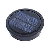Ersatz Solarleuchten Oberteile, Deckel Ersatzlicht Zubehör 600Mah, Helle Langlebige Zubehör Laterne für Weg Garten Terrasse Nacht