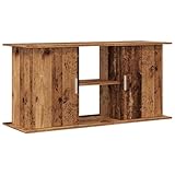 vidaXL Aquariumständer Altholz-Optik 121x41x58 cm Holzwerkstoff, Aquarienschrank, Aquarienunterschrank, Aquarienständer, Aquariumunterschrank