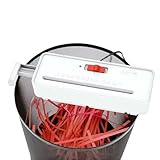 OLYMPIA PS 16 Pro Aktenvernichter Aufsatz weiß | Kompakter Papierschredder für zu Hause | Schredder Aktenvernichter im Streifenschnitt | Shredder Papier | Papier Schredder Gerät