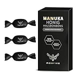 maorika Manuka Honig Bonbons mit erfrischend-belebendem Ingwer Zitrus Geschmack - Manuka Halsbonbons MGO 400+ aus Neuseeland, zertifiziert und laborgeprüft (100g, 19 Stück)