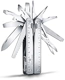 Victorinox Multifunktionswerkzeug Swiss Tool X 26 Funktionen (Drahtschaber, Schere, Holzsäge)