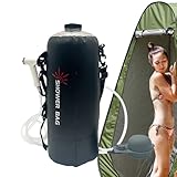 Générique Campingdusche – Solar-Duschtasche für Reisen | Set mit Duschkopf für Wandern, Strand, Reisen, Camping und Outdoor