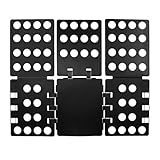 Wäschefaltbrett für Kleidung,T-Shirt Faltbrett für Erwachsene und Kinder Schwarzer Kunststoff Wäsche Faltbrett Organizer für Hemden,Handtücher und Schlafanzüge