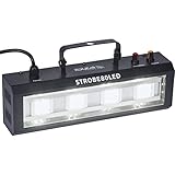 Ibiza - STROBE80LED - 4x20W LED Stroboskoplicht - Schwarz