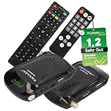 [ Test SEHR GUT, Note 1.2 *] Zehnder HX 2600 Mini Digital Sat Receiver + Senioren Fernbedienung, mit Aufnahmefunktion, Full HD fähig, HDMI, für Satellitenschüssel Satelliten Satellit TV Fernseher